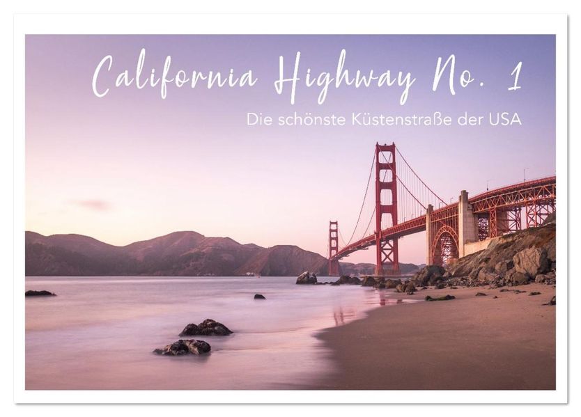California Highway No. 1 - Die schönste Küstenstraße der USA (Tischkalender 2026 DIN A5 quer) CALVENDO Monatskalender