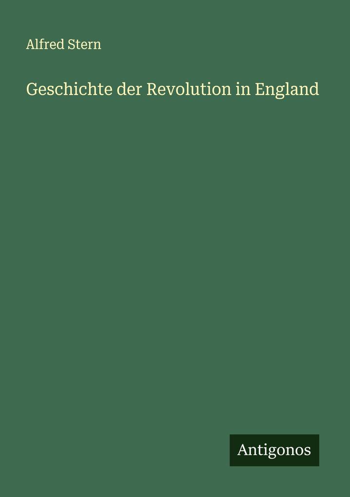 Geschichte der Revolution in England