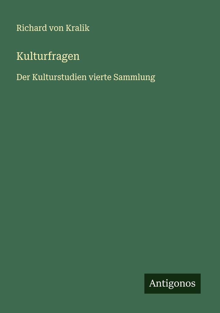 Kulturfragen