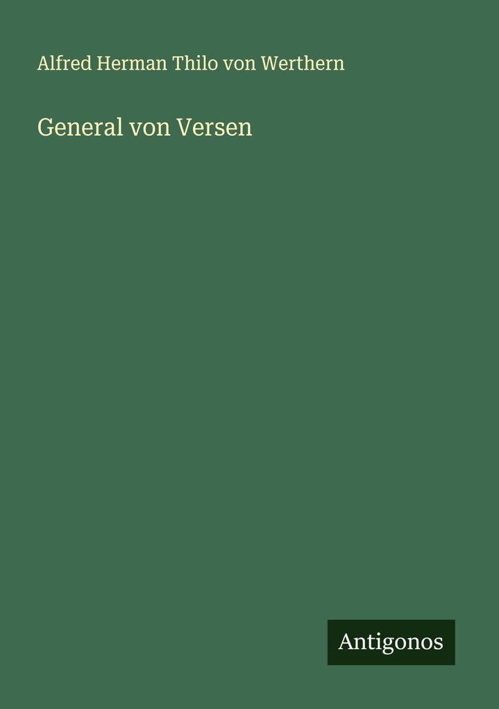 General von Versen