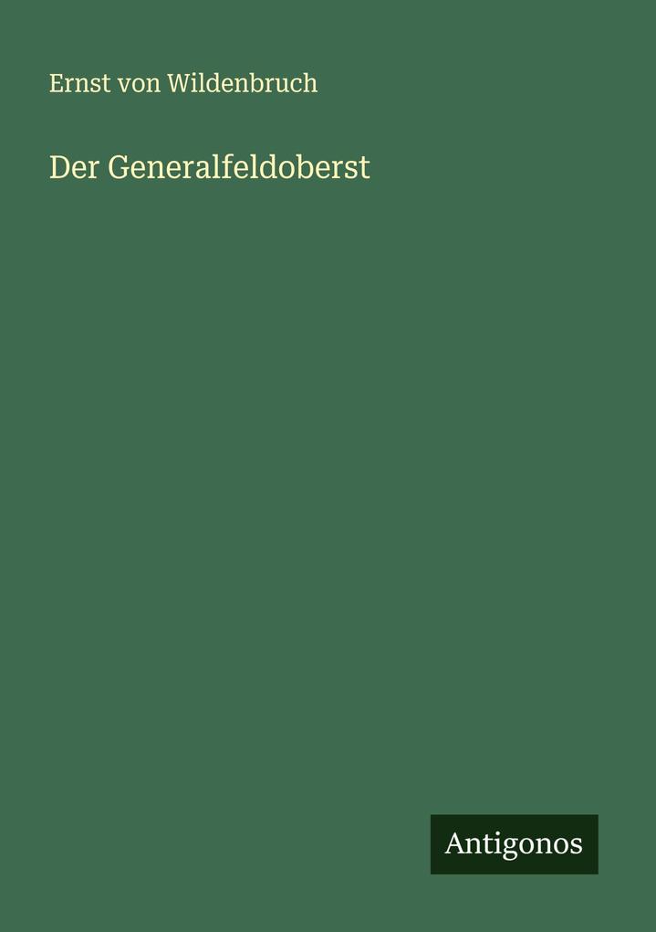 Der Generalfeldoberst