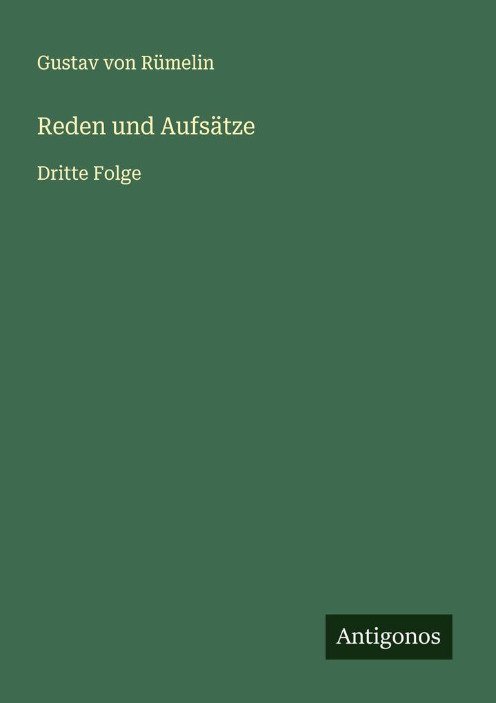 Reden und Aufsätze