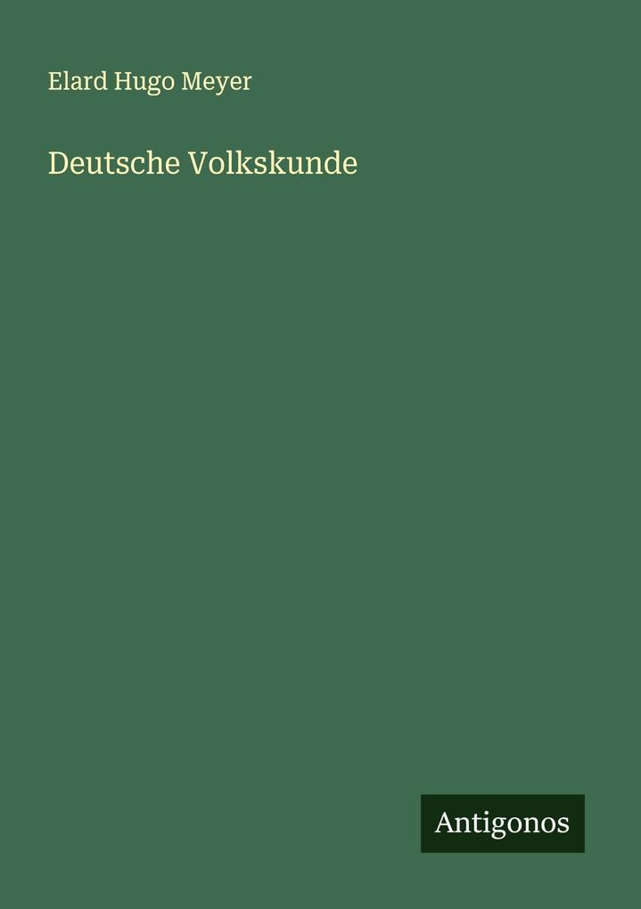 Deutsche Volkskunde
