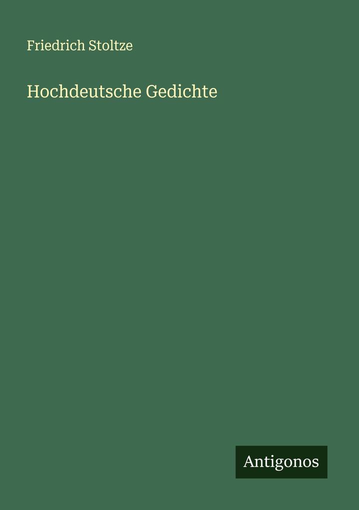 Hochdeutsche Gedichte