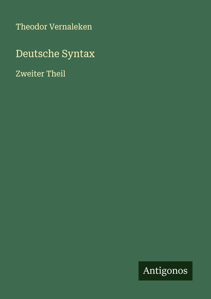 Deutsche Syntax