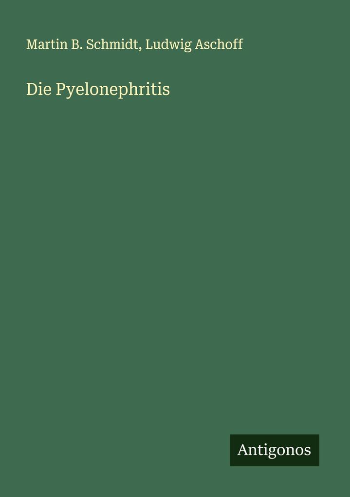 Die Pyelonephritis