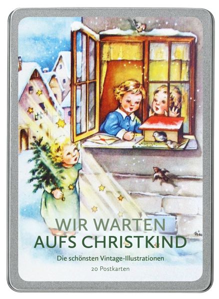Wir warten aufs Christkind Postkarten VE 20