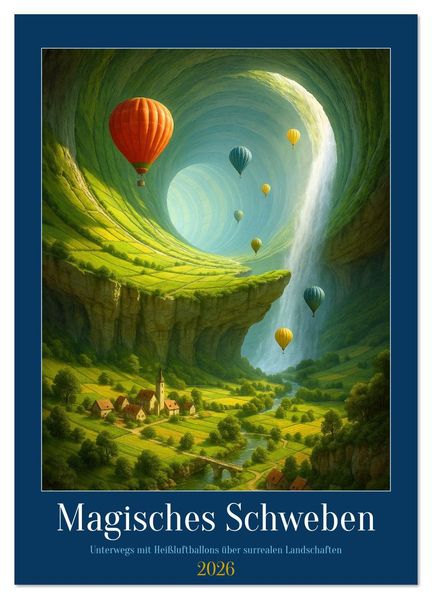Magisches Schweben (Wandkalender 2026 DIN A3 hoch) CALVENDO Monatskalender