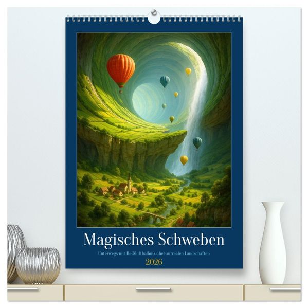 Magisches Schweben (hochwertiger Premium Wandkalender 2026 DIN A2 hoch) Kunstdruck in Hochglanz