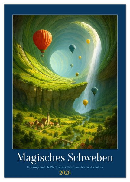 Magisches Schweben (Tischkalender 2026 DIN A5 hoch) CALVENDO Monatskalender