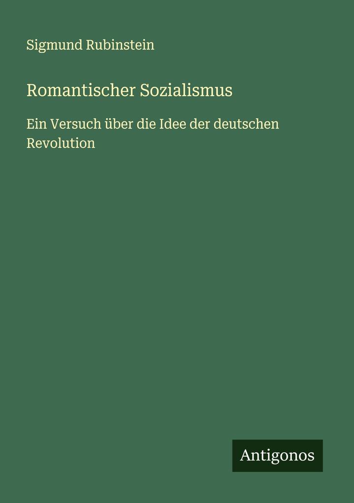 Romantischer Sozialismus