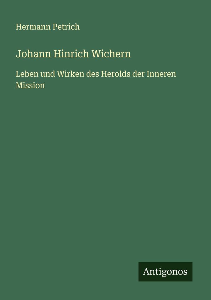 Johann Hinrich Wichern