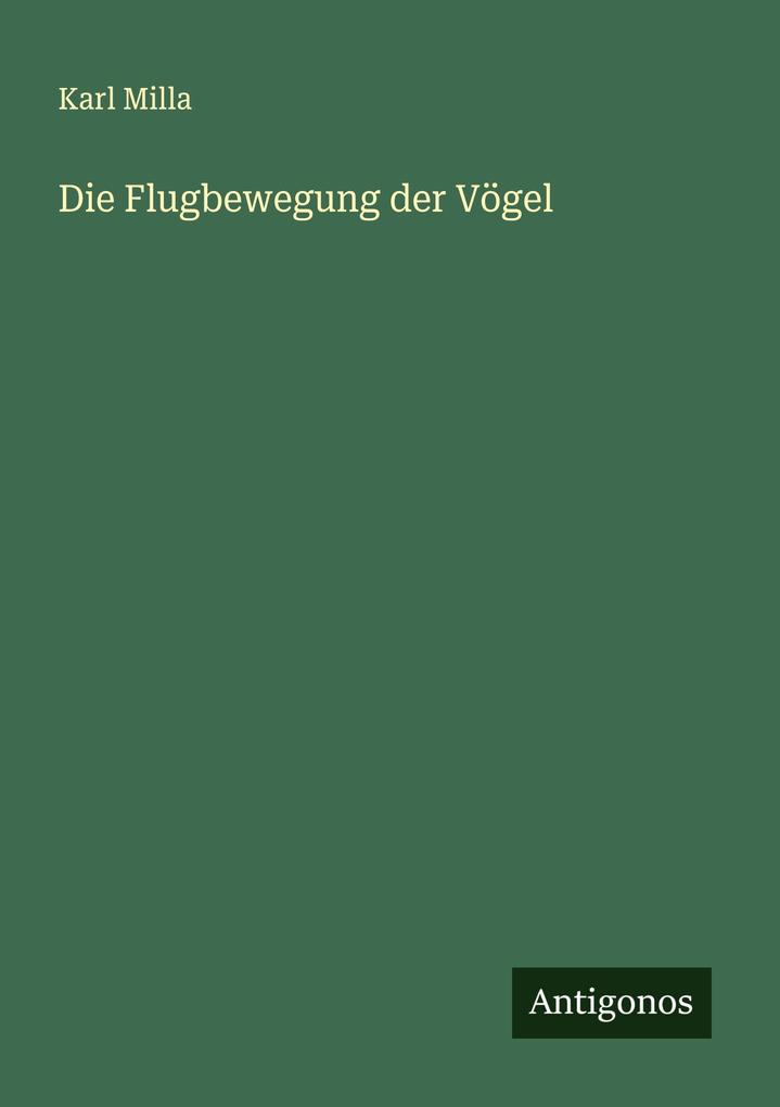 Die Flugbewegung der Vögel