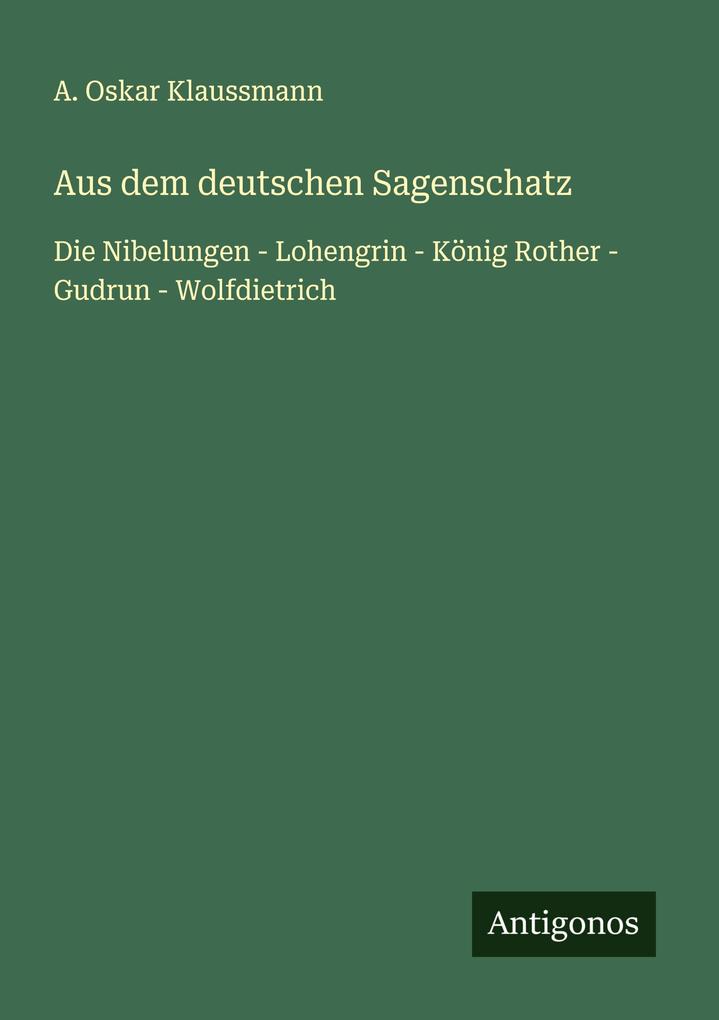 Aus dem deutschen Sagenschatz