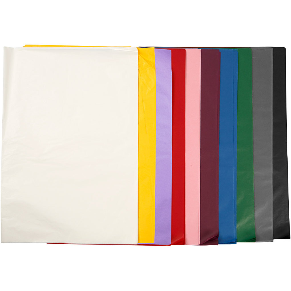 Creativ Company Seidenpapier Blatt 50x70 cm 17 g 10x25 Blatt