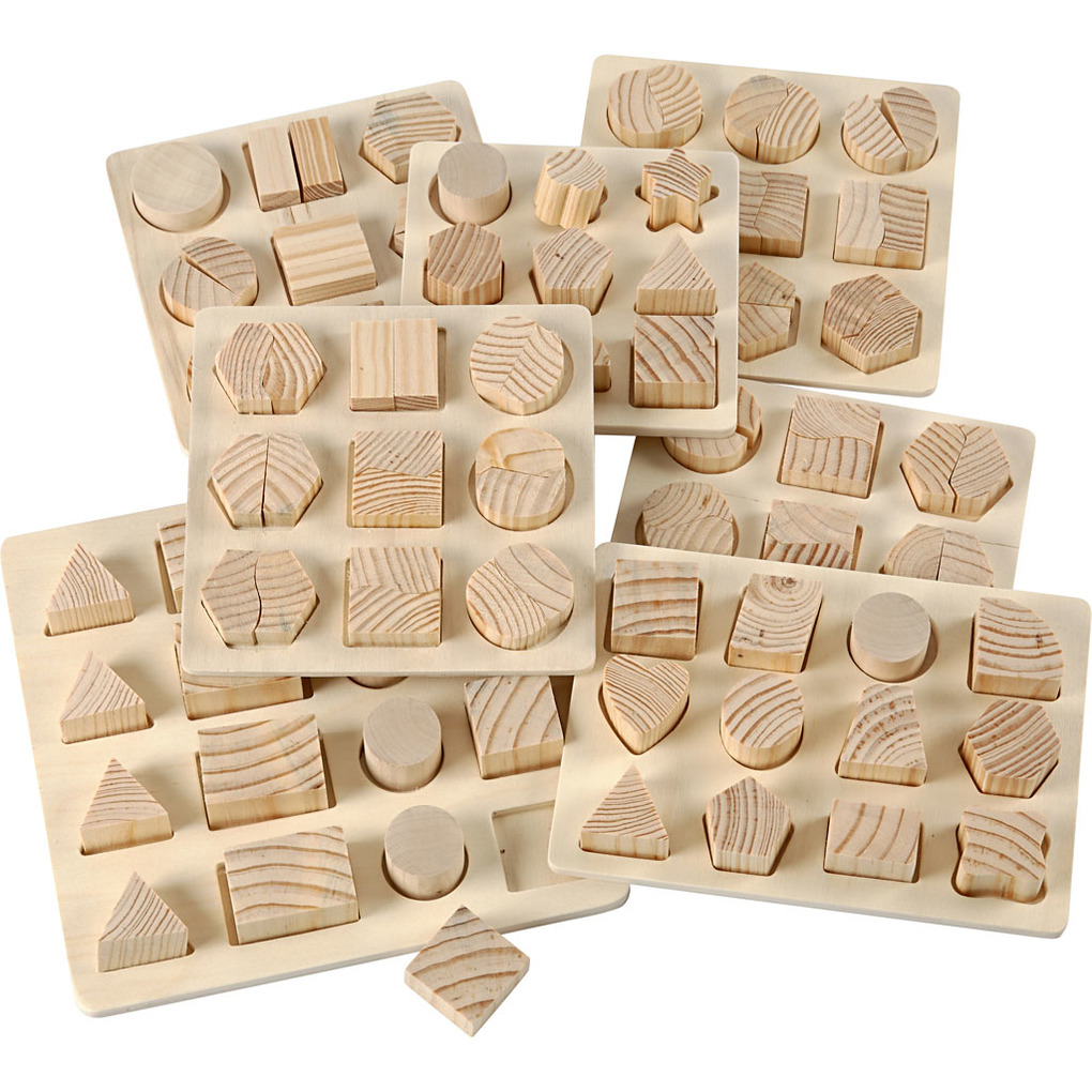 Creativ Company Puzzles Größe 125x125-195x195 cm 7 Stk