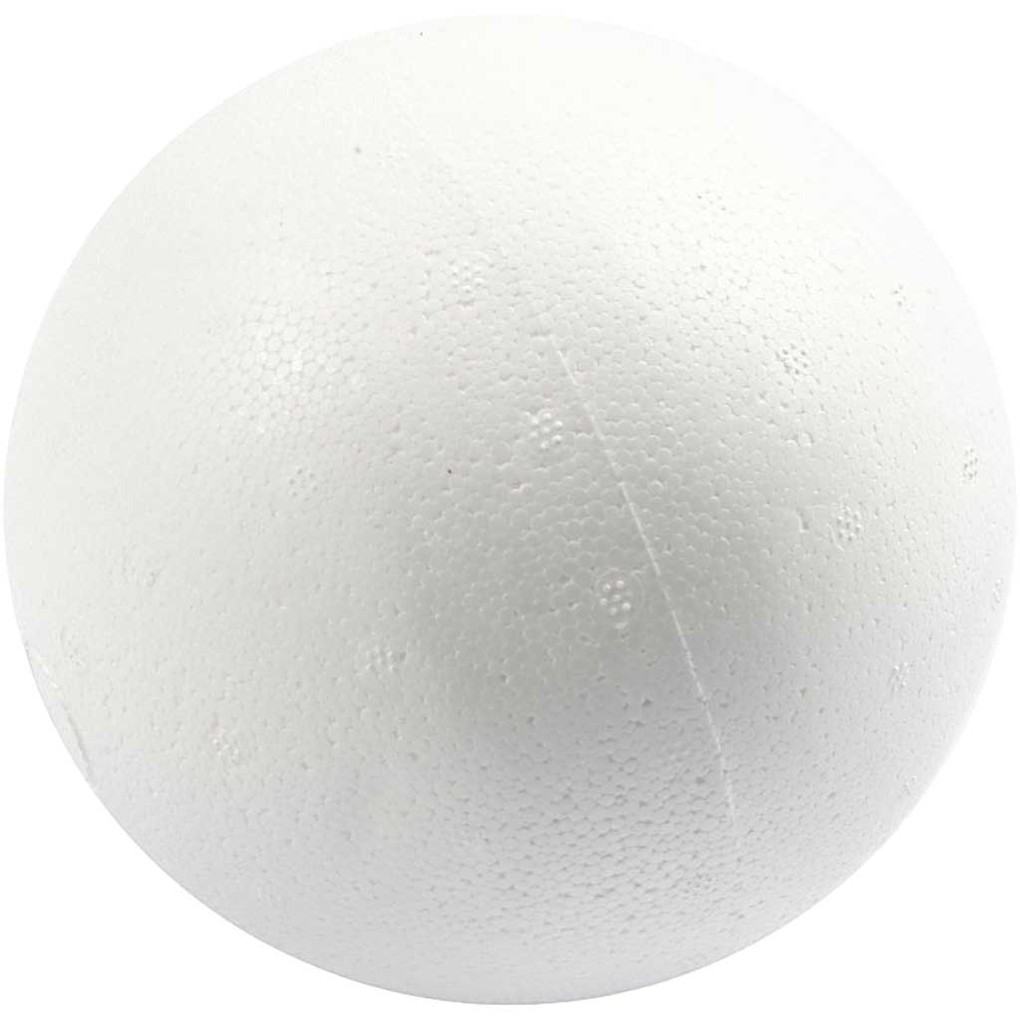 Creativ Company Styropor-Kugeln D 12 cm Weiß 25 Stk/ 1 Betel