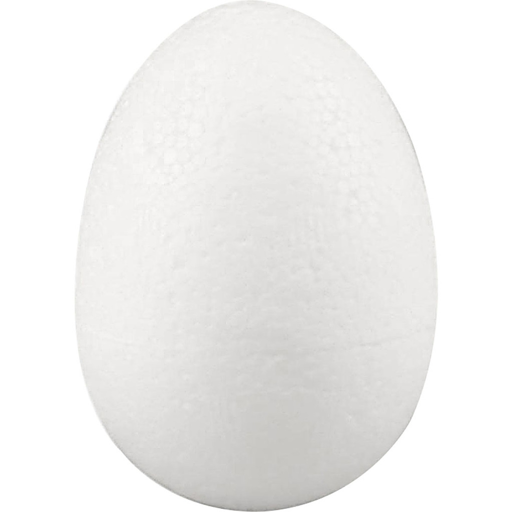 Creativ Company Styropor-Eier H 7 cm Weiß 50 Stk