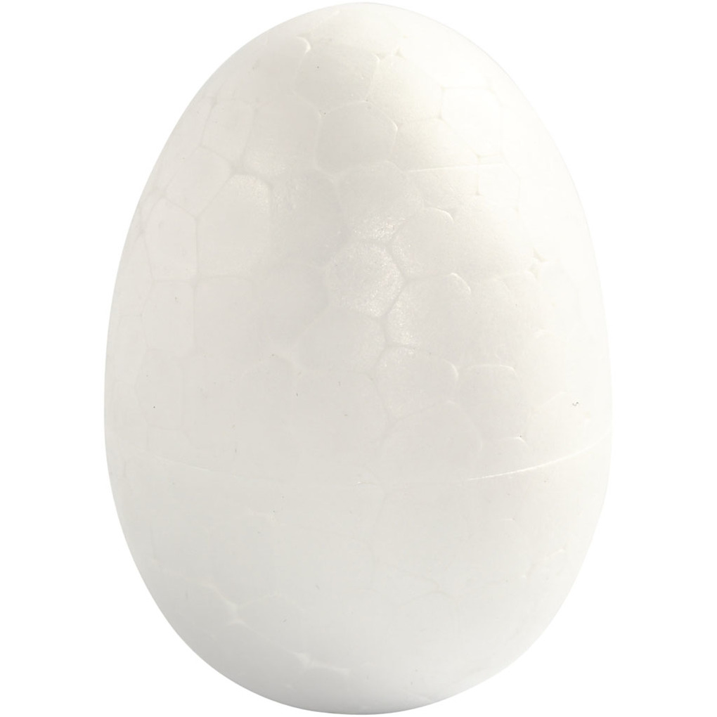 Creativ Company Styropor-Eier H 48 cm Weiß 10 Stk