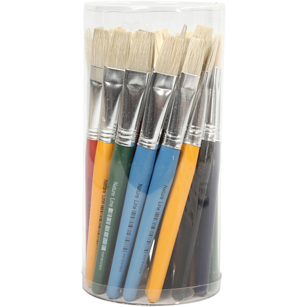 Creativ Company Kinderpinsel L 19 cm B 15 mm Flach 30 Stk