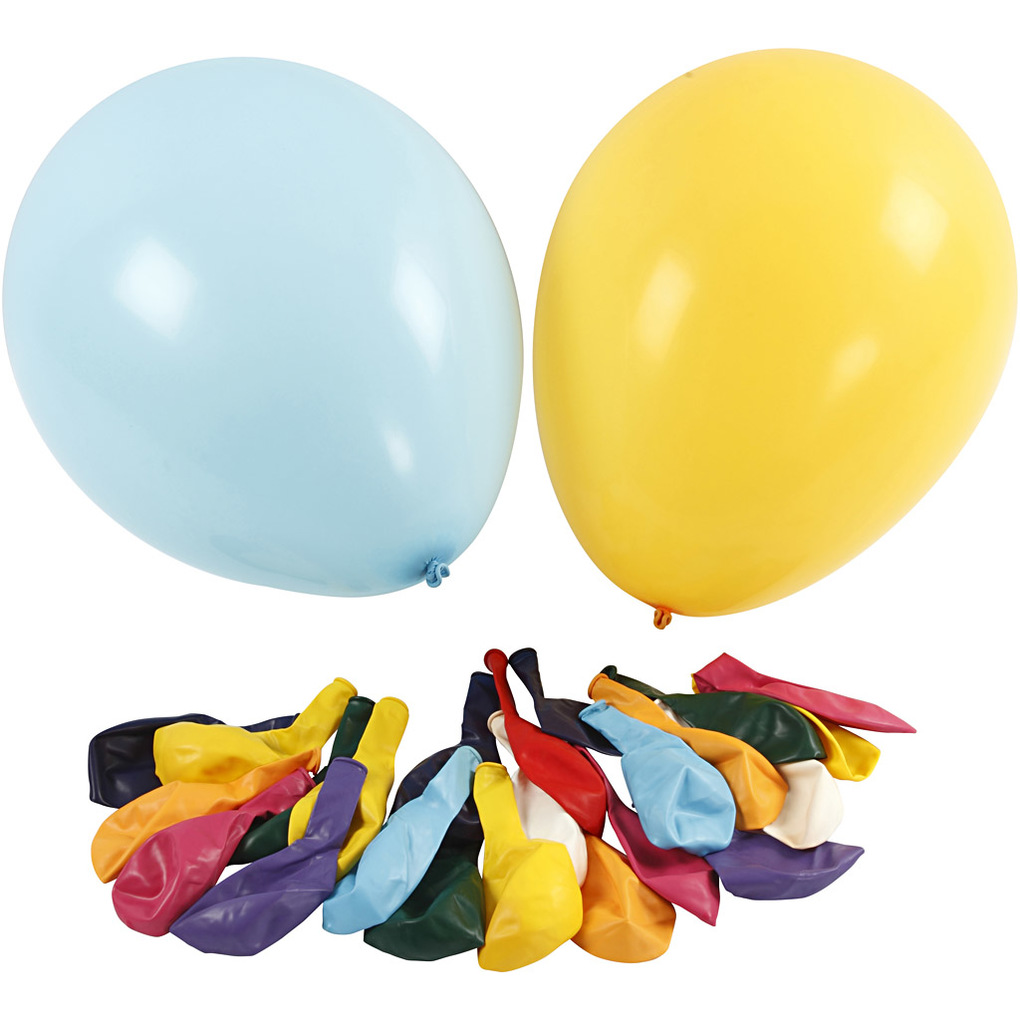 Creativ Company Riesenballons D 43 cm sortierte Farben 50 Stk