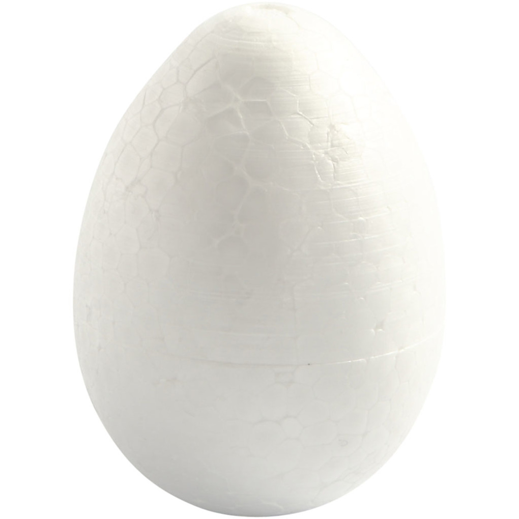 Creativ Company Styropor-Eier H 10 cm Weiß 5 Stk