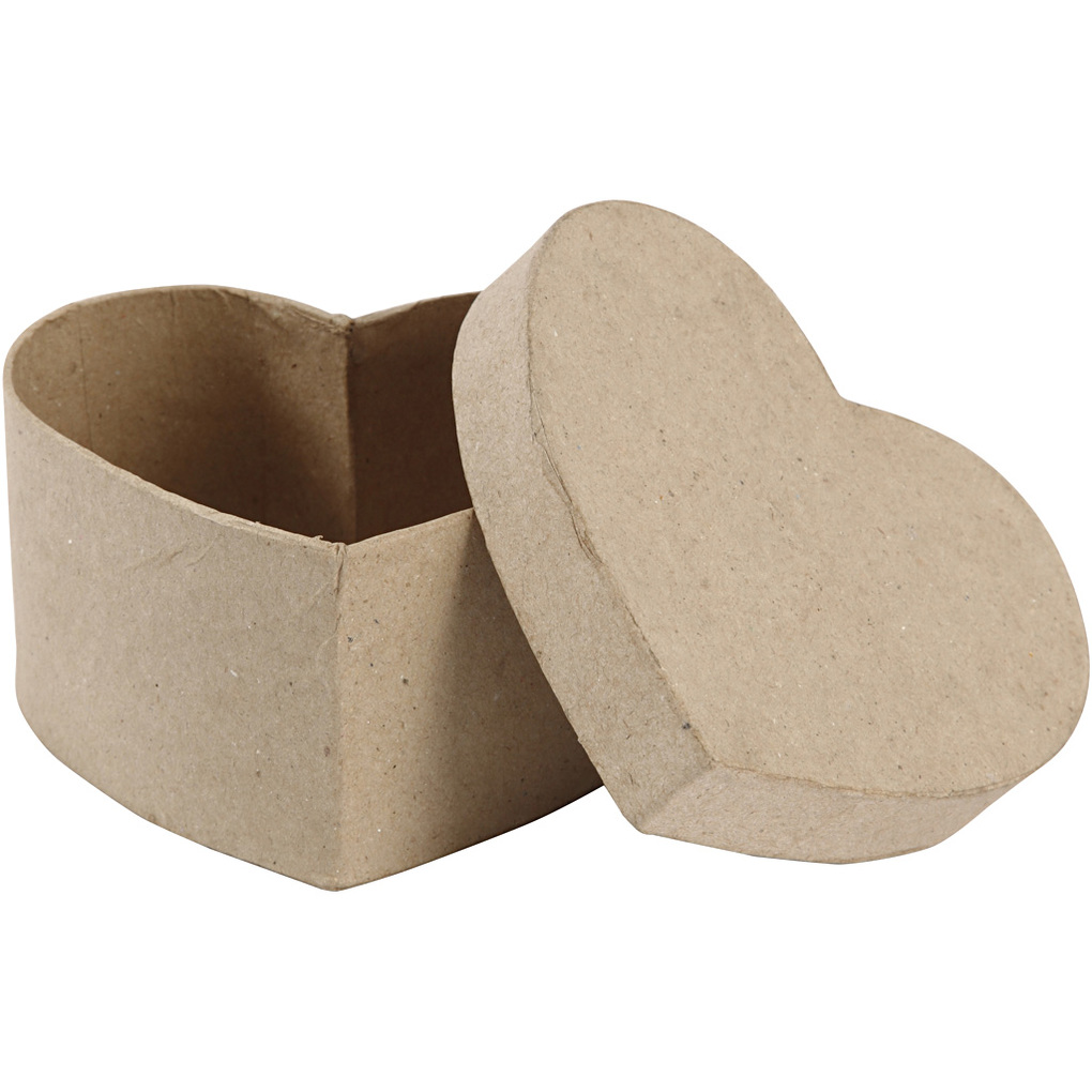 Creativ Company Herzförmige Dose H 6 cm Größe 115x115 cm 1 Stk