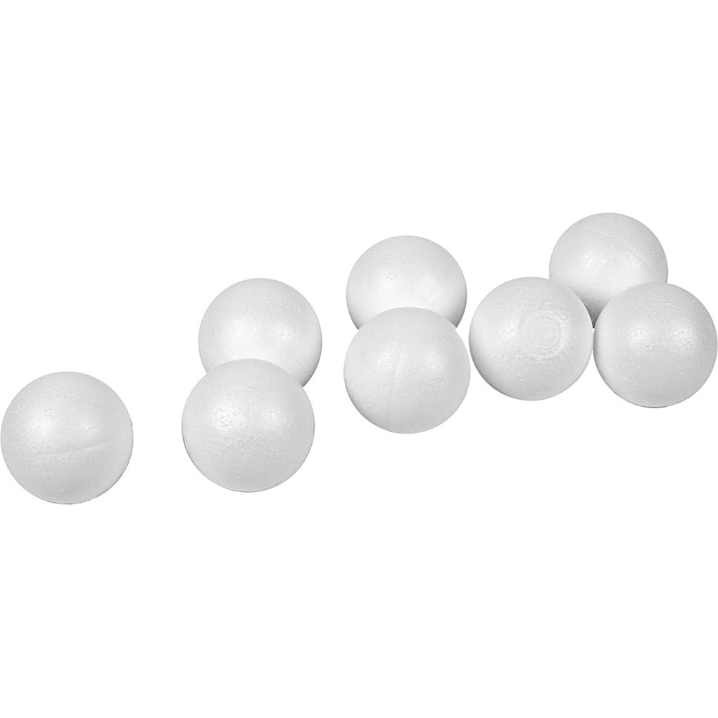 Creativ Company Styropor-Kugeln D 4 cm Weiß 100 Stk
