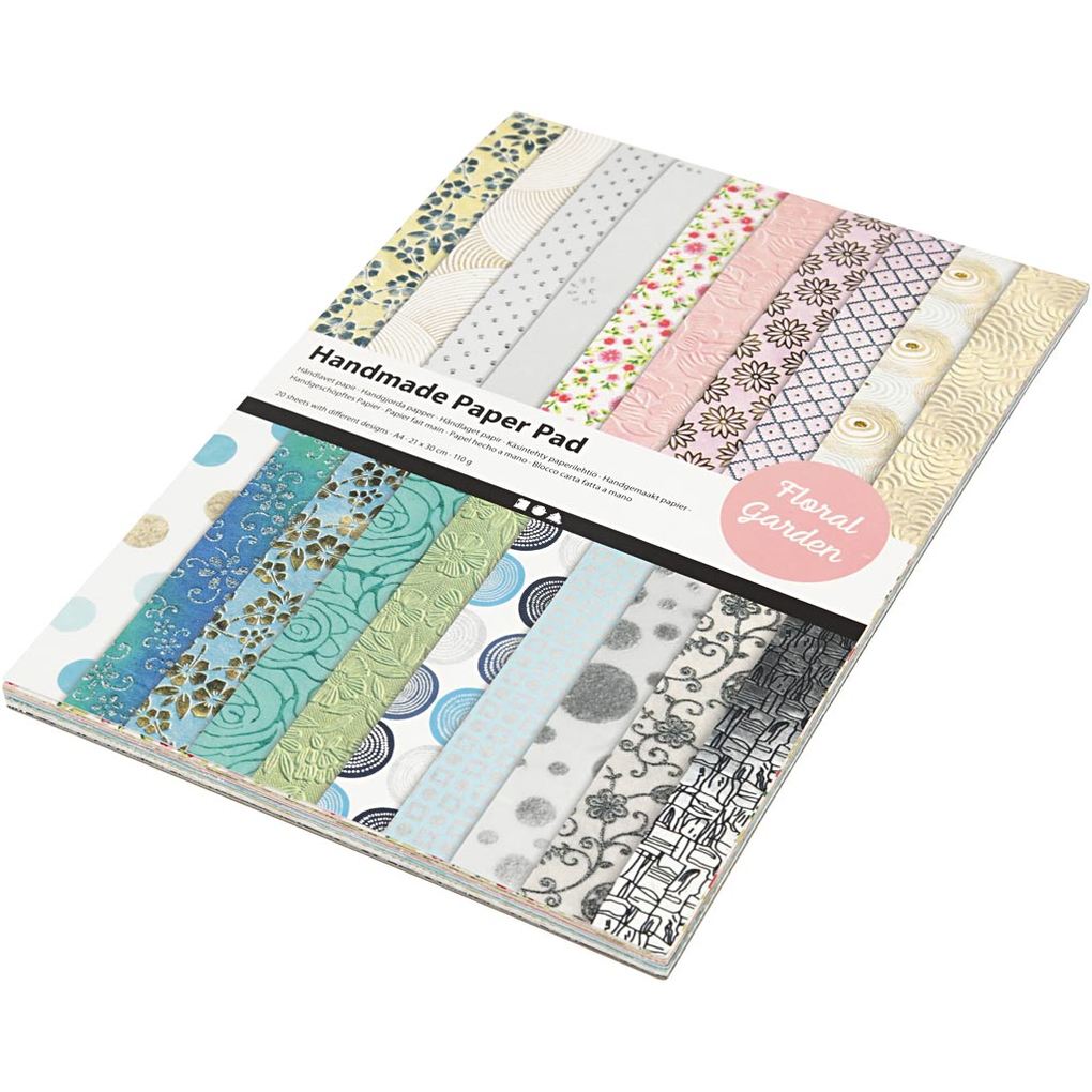 Creativ Company Büttenpapier A4 Blatt 210x297 mm 110-150 g 20 Blatt