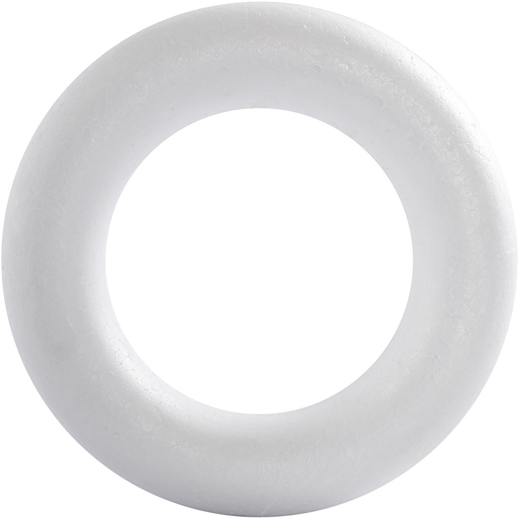Creativ Company Ring Größe 215 cm Dicke 45 mm Weiß 1 Stk