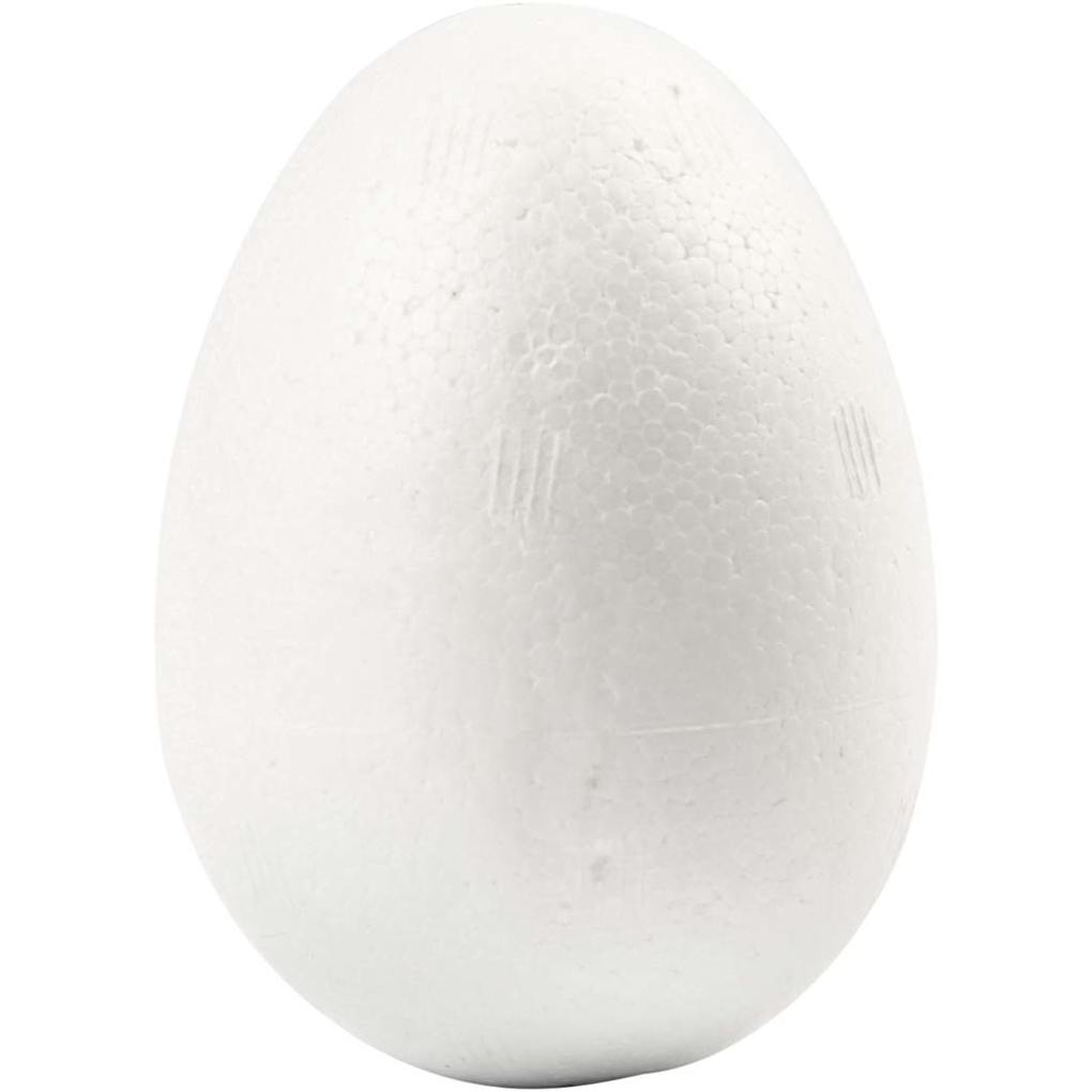 Creativ Company Styropor-Eier H 6 cm Weiß 50 Stk