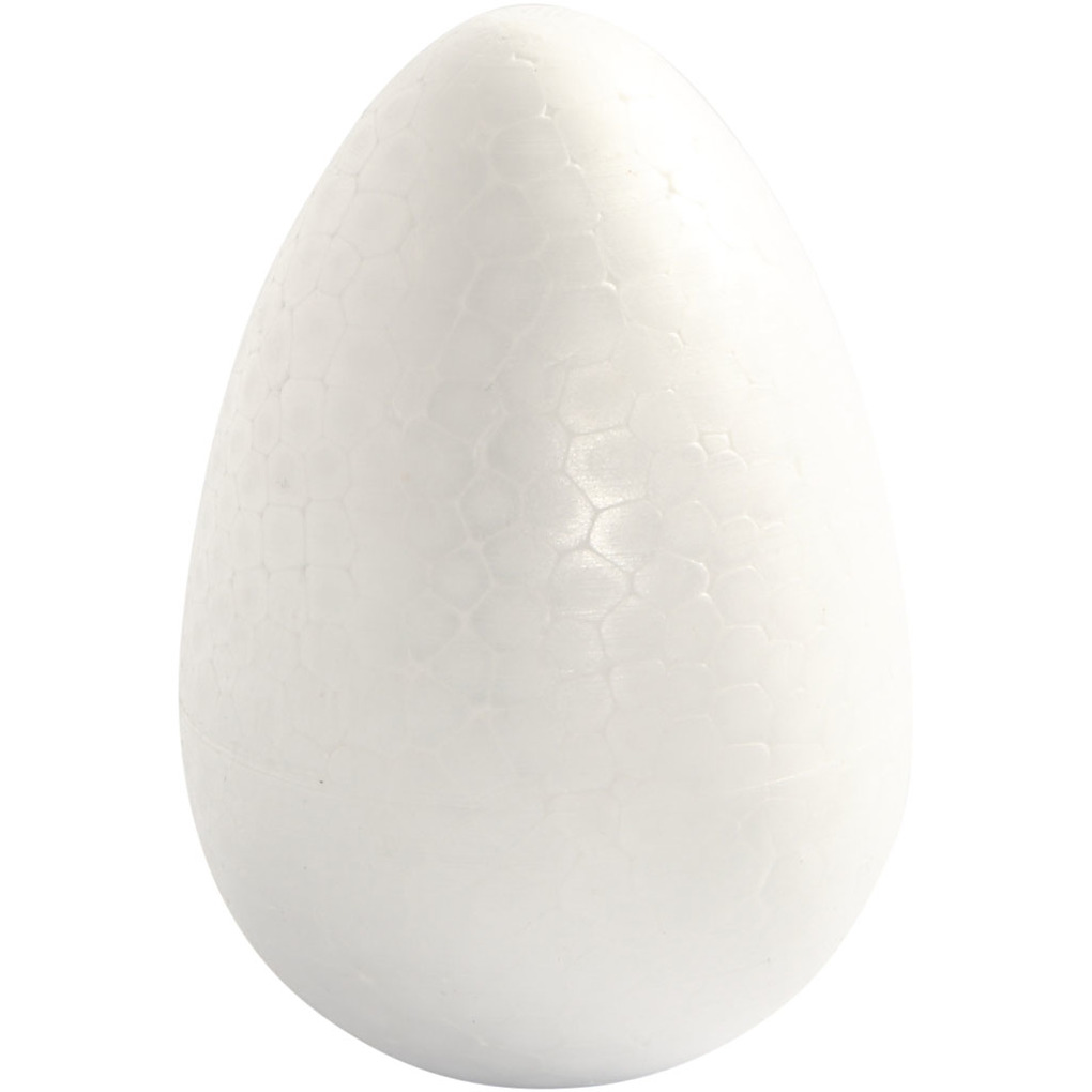 Creativ Company Styropor-Eier H 12 cm Weiß 25 Stk