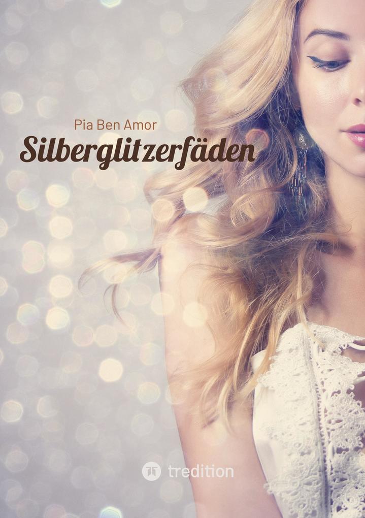 Silberglitzerfäden