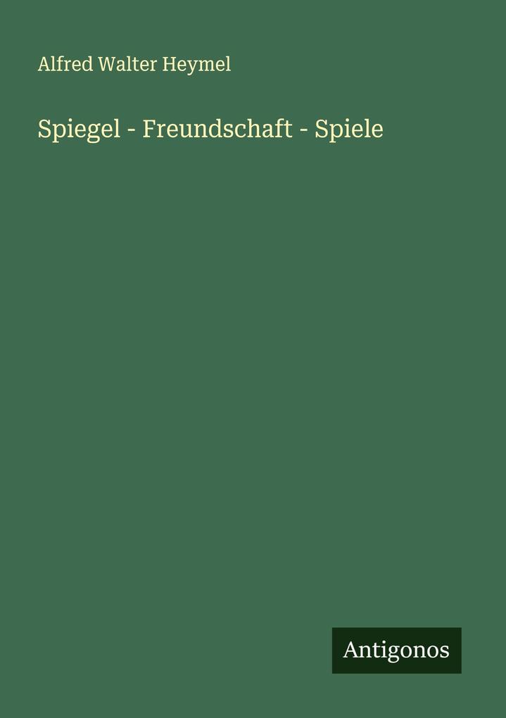 Spiegel - Freundschaft - Spiele