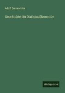 Geschichte der Nationalökonomie