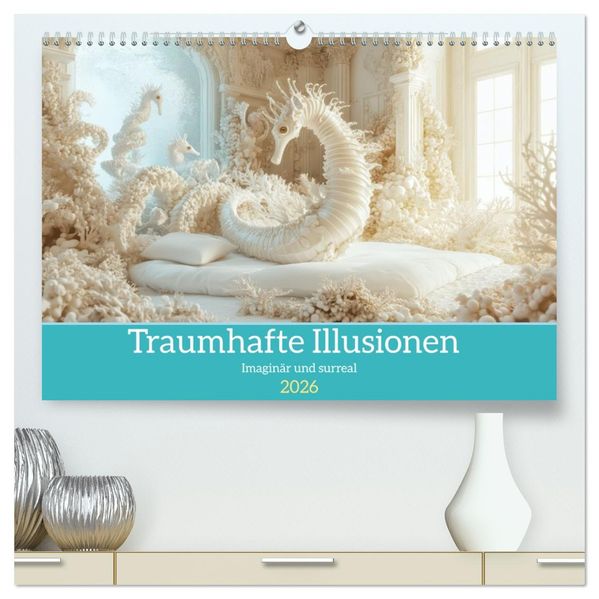Traumhafte Illusionen - Imaginär und surreal (hochwertiger Premium Wandkalender 2026 DIN A2 quer) Kunstdruck in Hochglanz