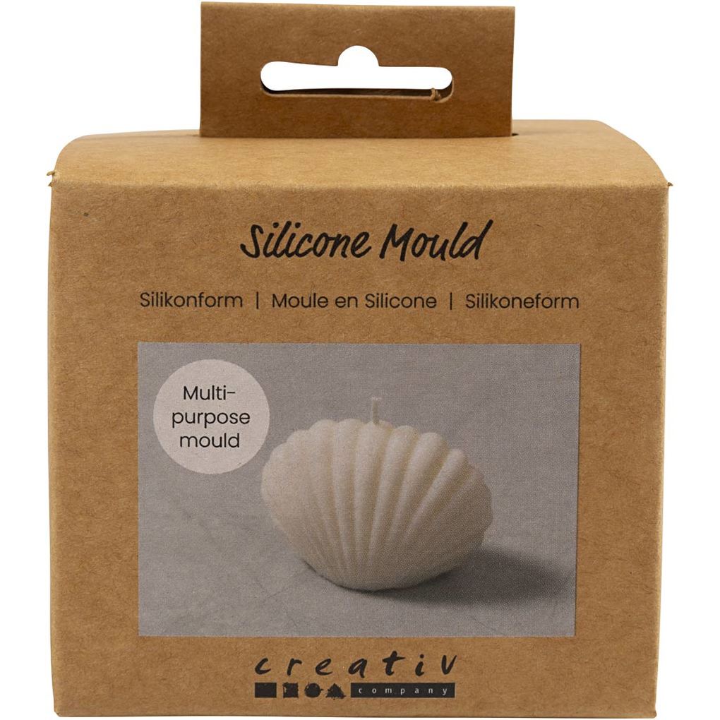 Creativ Company Silikonform Muschel H 6 cm L 9 cm B 5 cm 1 Stk