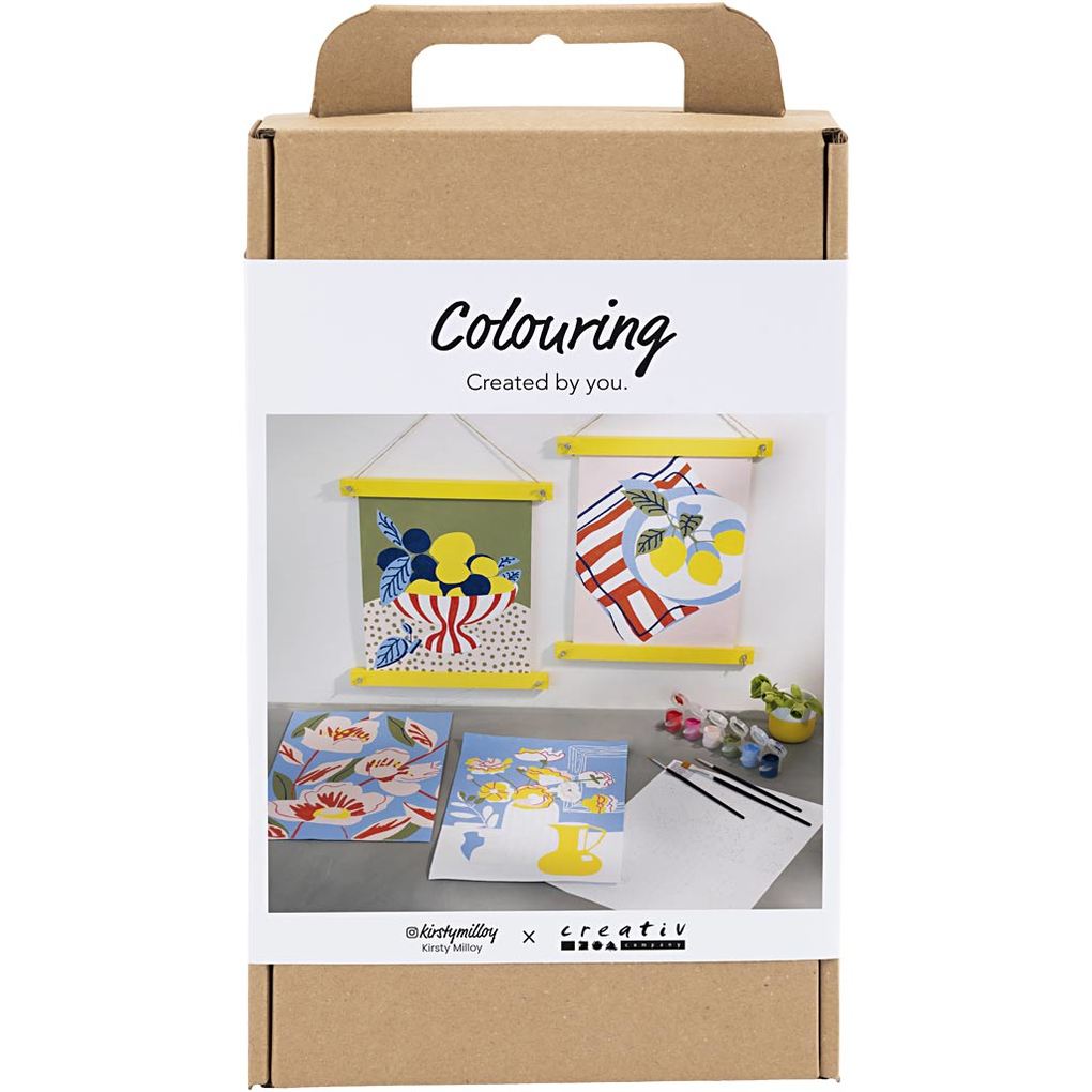 Creativ Company Kreativ Set Ausmalen Malen nach Zahlen Acrylfarbe