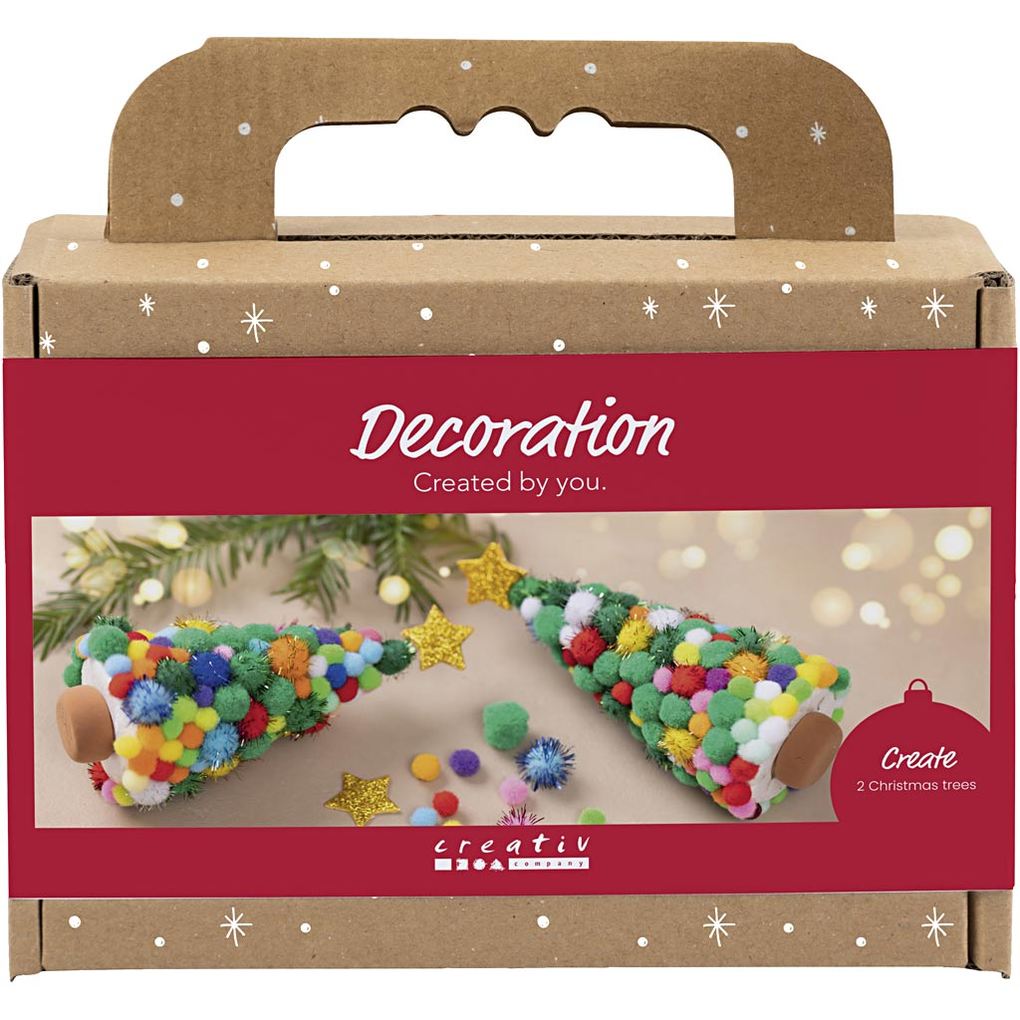 Creativ Company Mini Kreativ Set Dekoration Weihnachtsbaum sortierte Farben