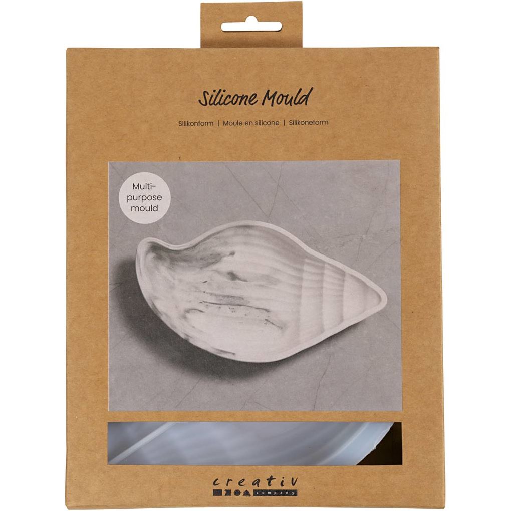Creativ Company Silikonform Schneckenmuschel H 2 cm L 20 cm B 11 cm 1 Stk