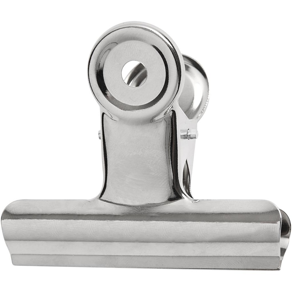 Creativ Company Bulldog-Klammer B 75 cm Silber 6 Stk