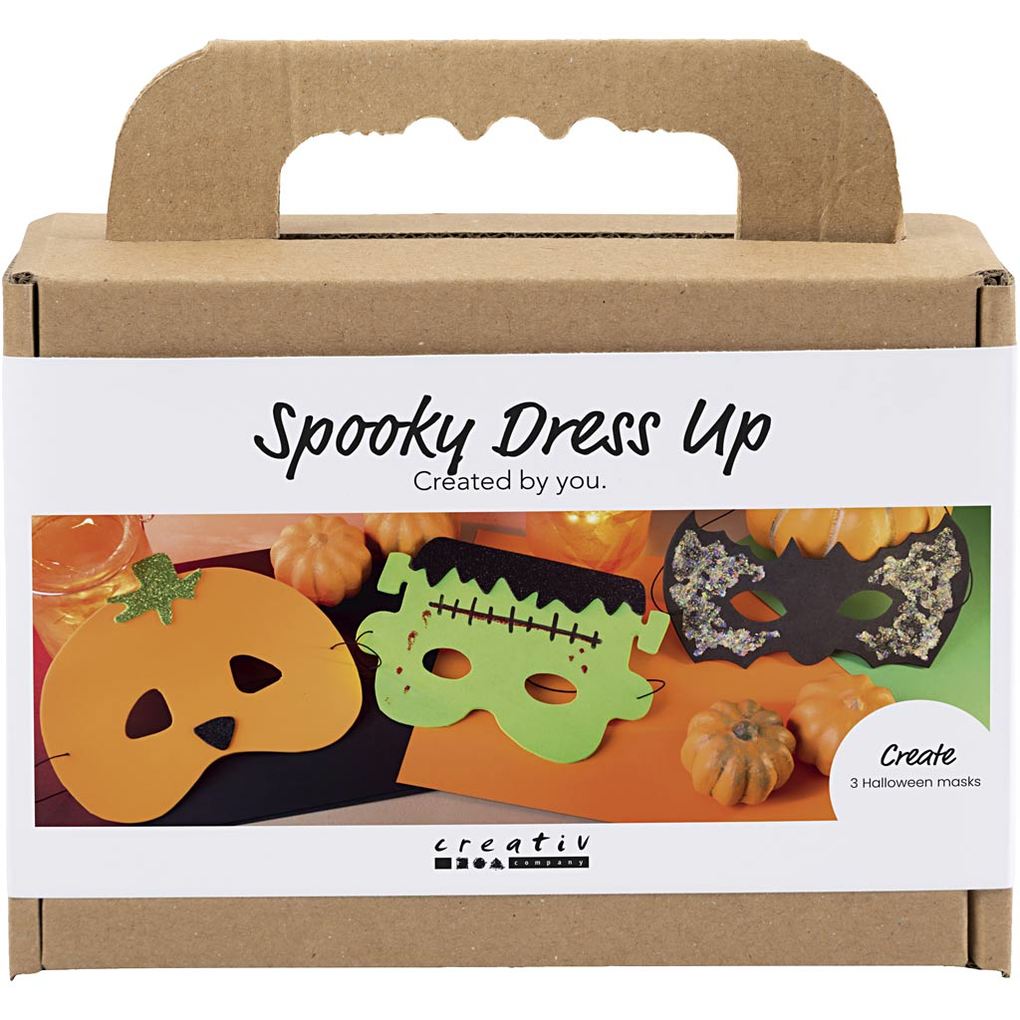 Creativ Company Mini Kreativ Set Gruseliges Kostüm Masken Halloween Farben