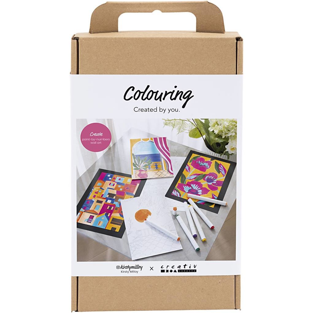 Creativ Company Kreativ Set Ausmalen Malen nach Zahlen Marker
