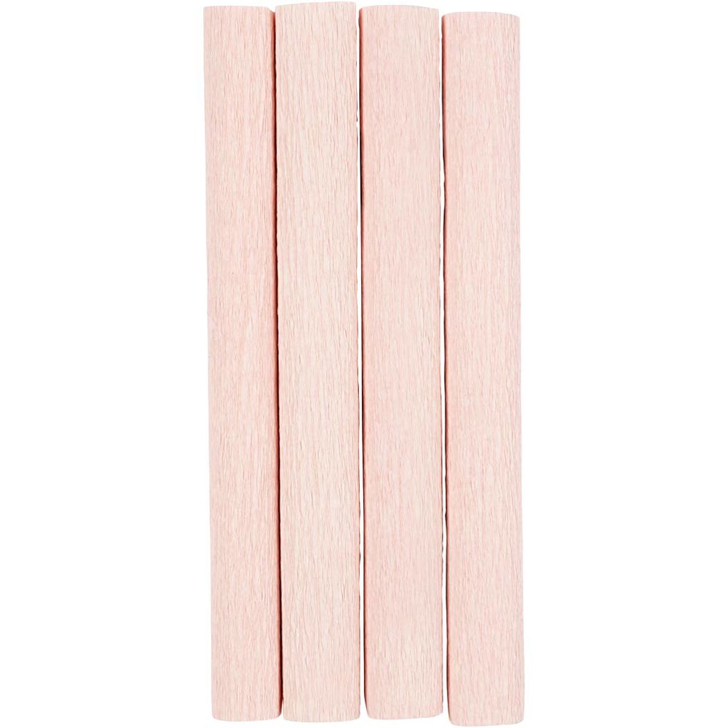 Creativ Company Krepppapier Blatt 25x60 cm Kreppanteil: 180% 105 g Rosa mattiert 4 Blatt
