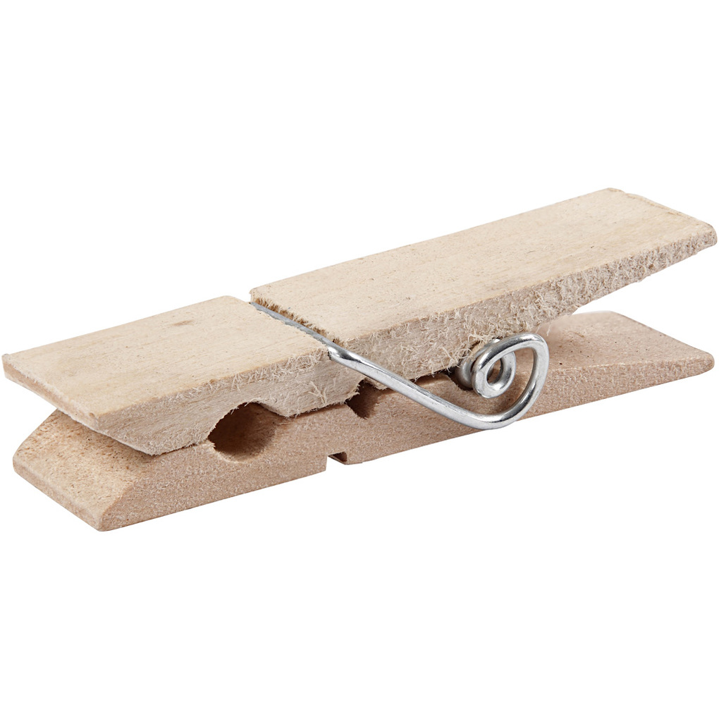 Creativ Company Holzklammer L 72 cm B 2 cm 10 Stk