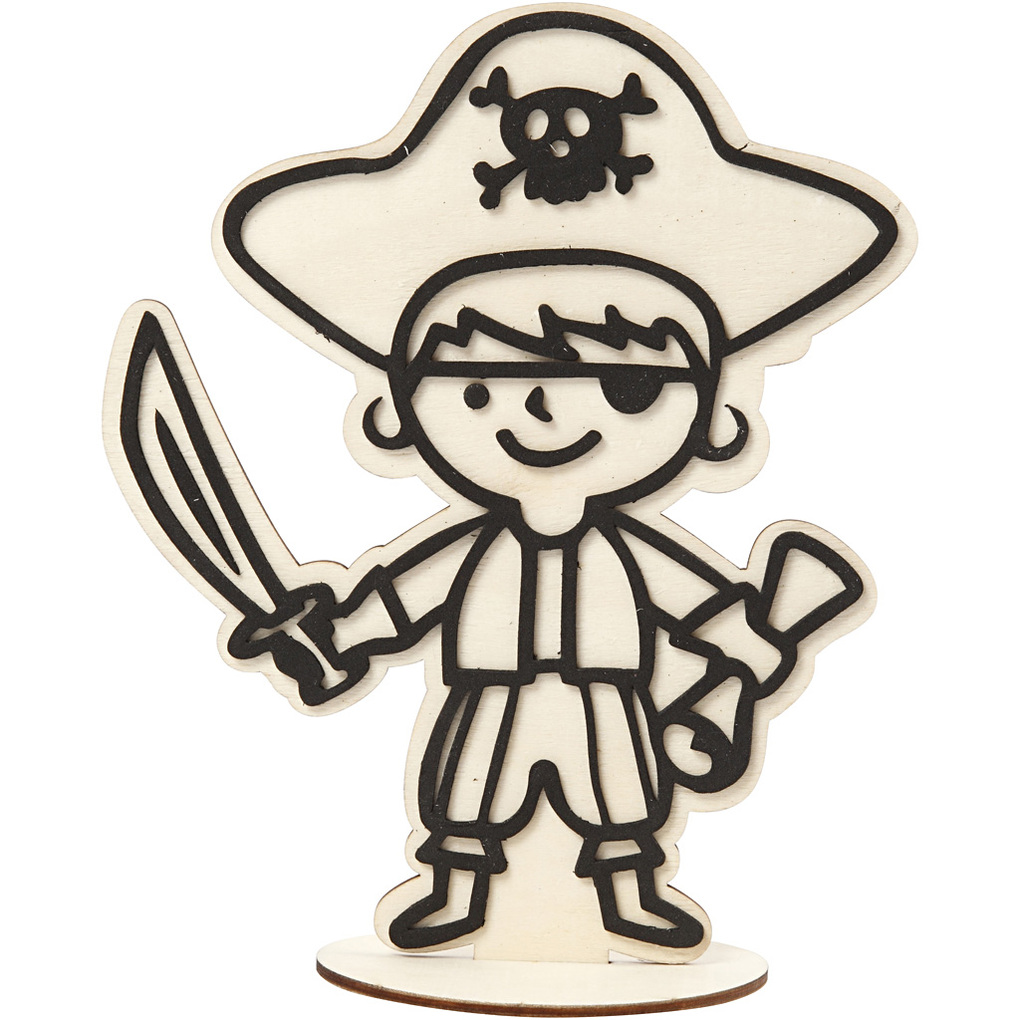 Creativ Company Deko-Figur Pirat H 19 cm 1 Stk