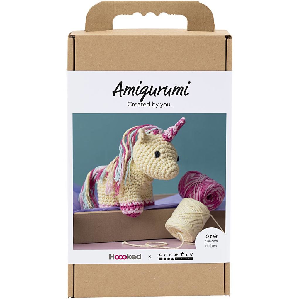 Creativ Company Kreativ Set Amigurumi Einhorn Regenbogenfarben
