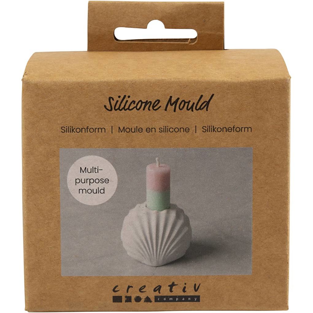 Creativ Company Silikonform Kerzenhalter Muschel H 55 cm L 68 cm B 55 cm 1 Stk