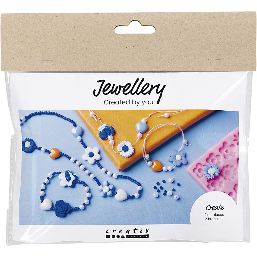 Creativ Company Mini Kreativ Set Schmuck Blumen sortierte Farben