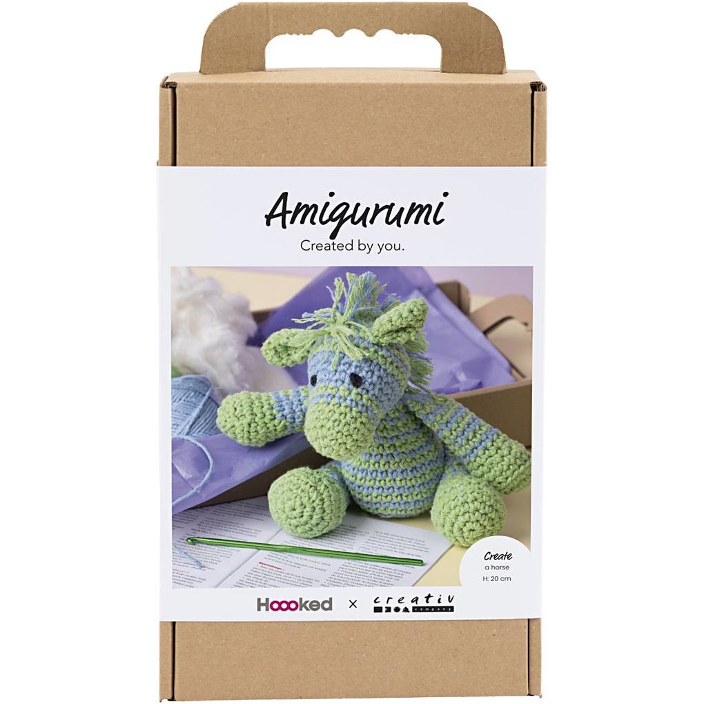 Creativ Company Kreativ Set Amigurumi Zebra Hellblau Hellgrün